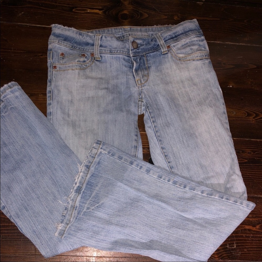 American Eagle Outfitters Light Blue Flare Jeans